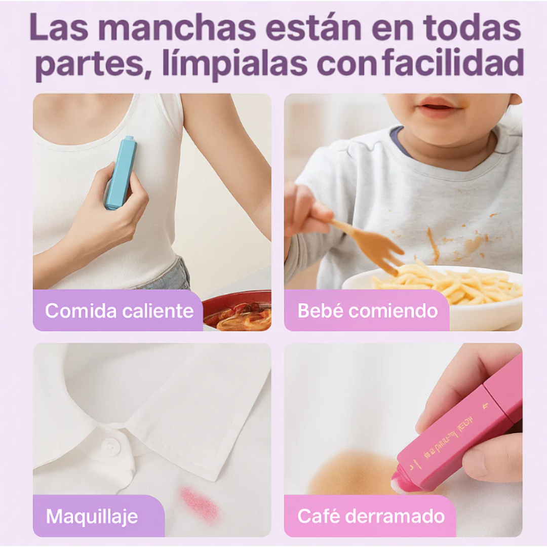 Quitamanchas portàtil con cepillo